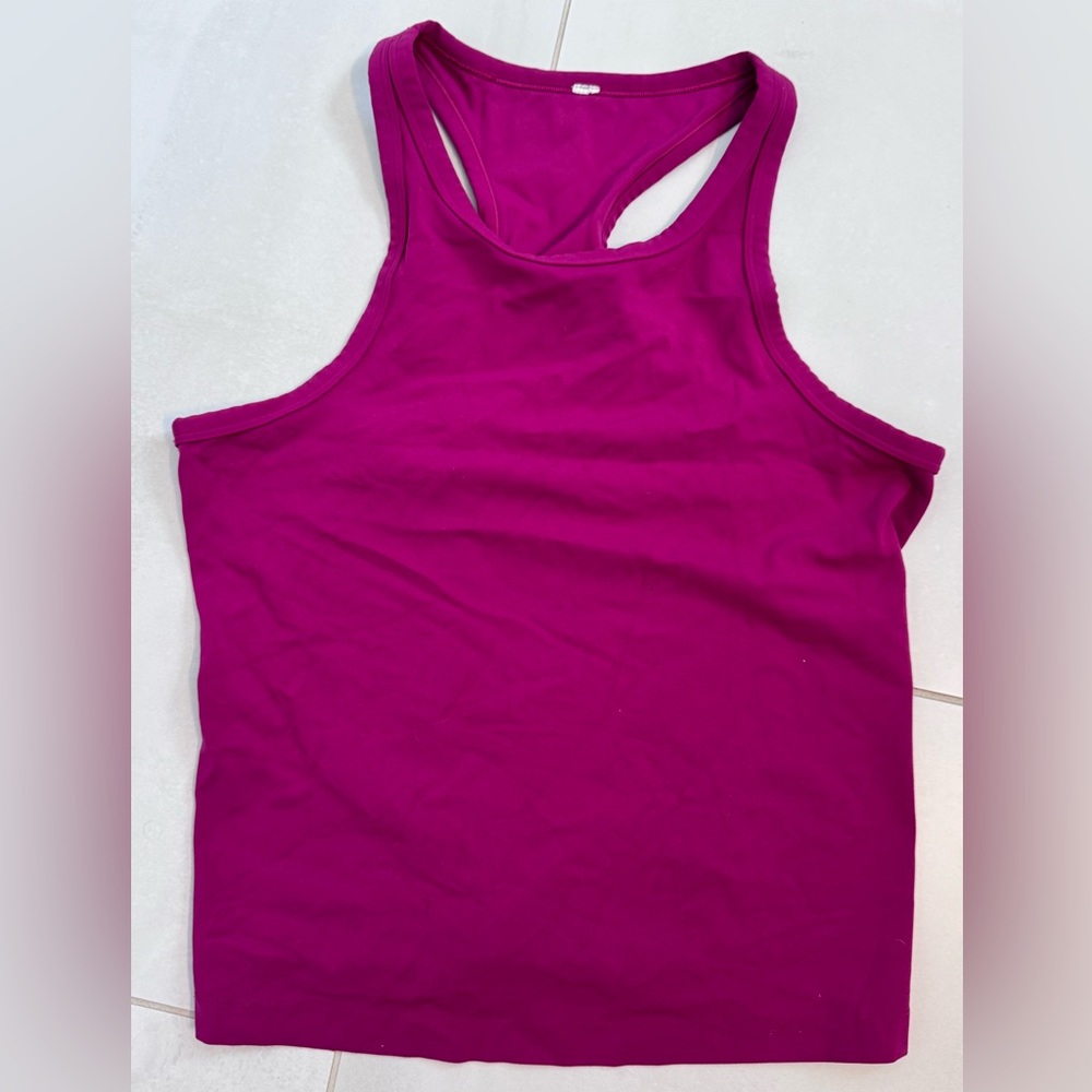 Lululemon Athletica Magenta Tank Top